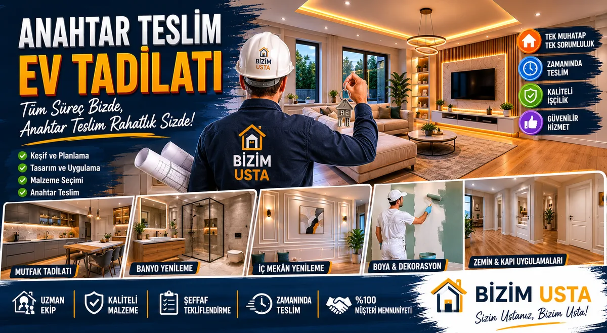 Anahtar Teslim Ev Tadilatı Neden Son Yılların En Çok Tercih Edilen Çözümü Haline Geldi?