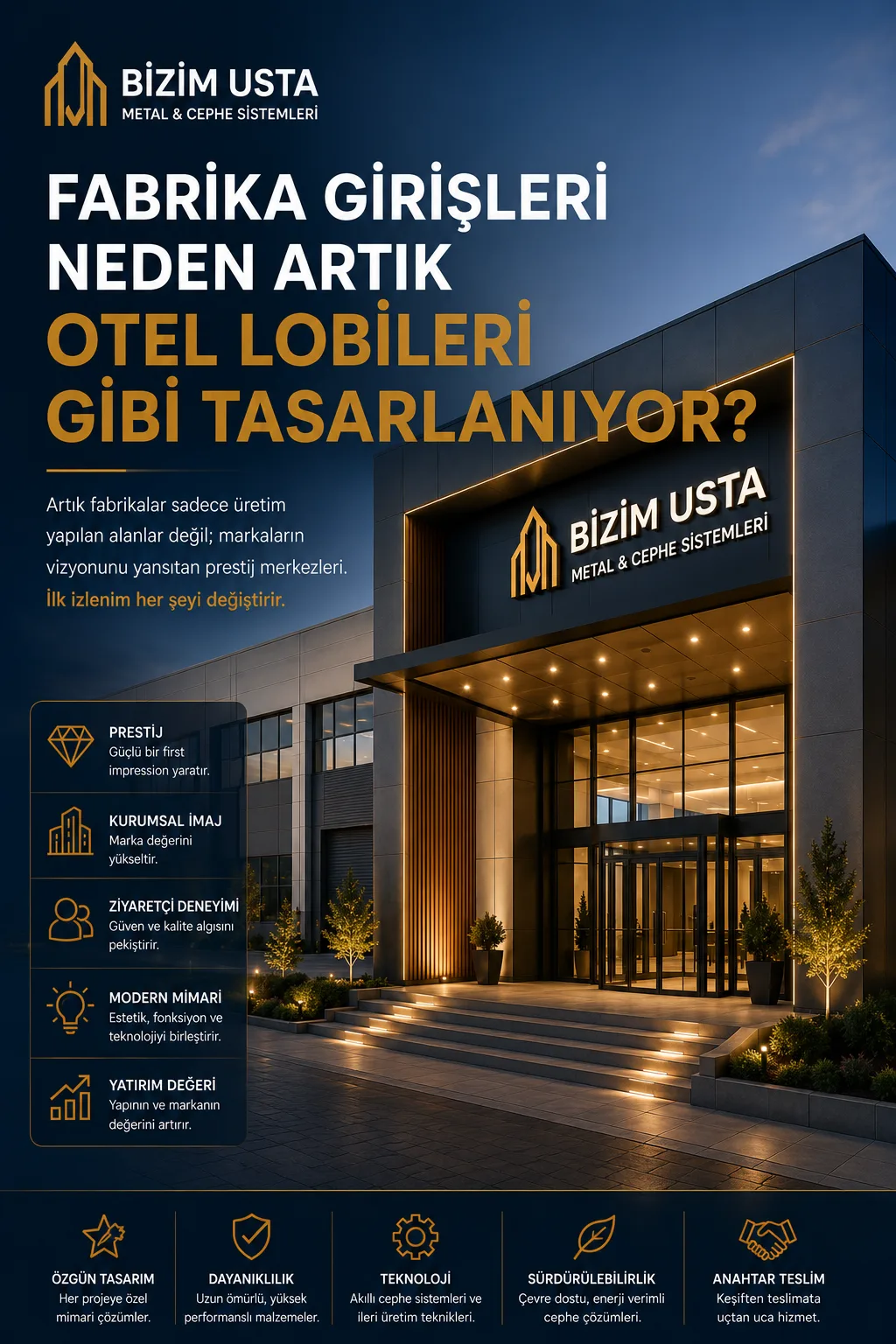 Fabrika Girişleri Neden Artık Otel Lobileri Gibi Tasarlanıyor?