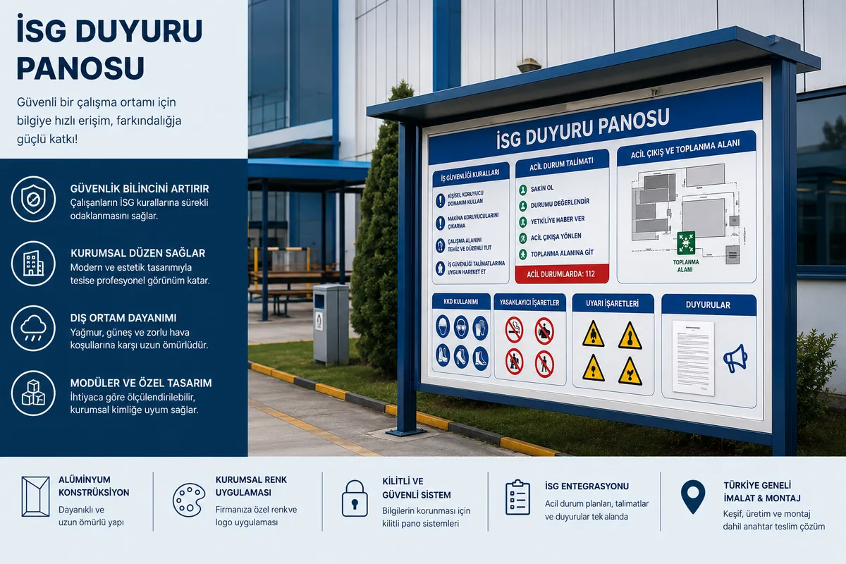 İSG Duyuru Panoları Neden Önemlidir? 