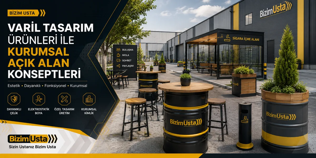 Varil Tasarım Ürünleri ile Kurumsal Açık Alan Konseptleri