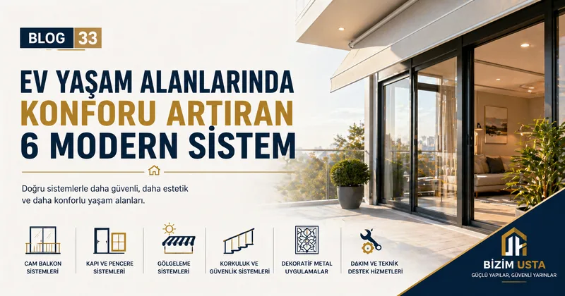 Ev Yaşam Alanlarında Konforu Artıran 6 Modern Sistem