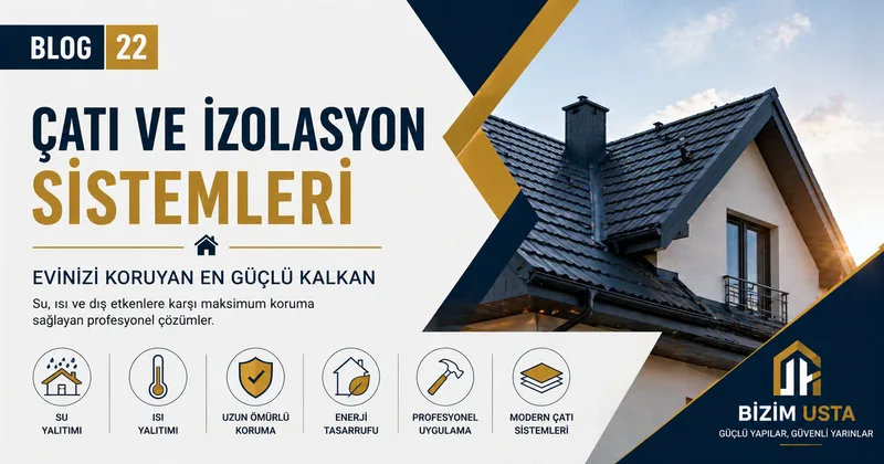 Çatı ve İzolasyon Sistemleri: Evinizi Koruyan En Güçlü Kalkan