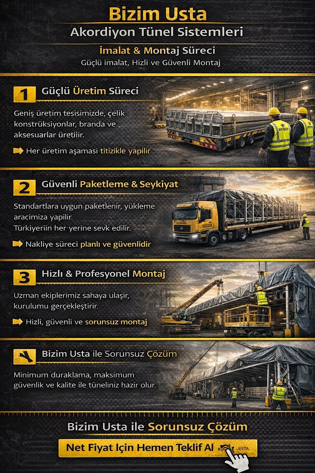 İMALAT MONTAJ HİZMETLERİ