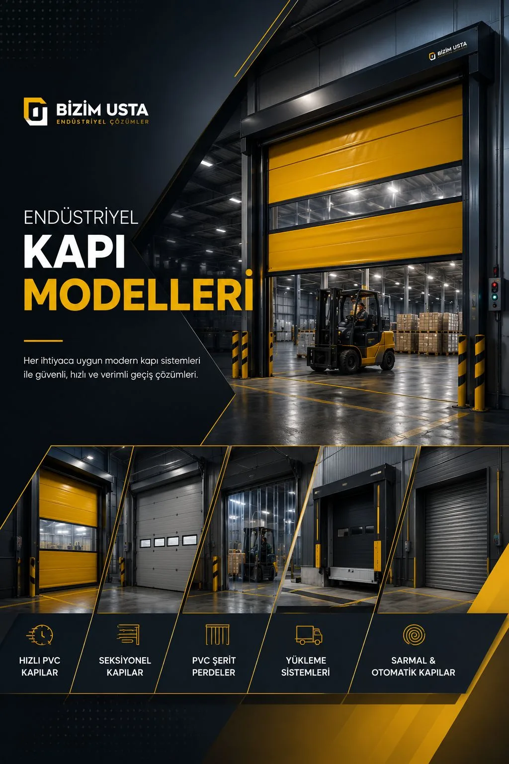 ENDÜSTRİYEL KAPI MODELLERİ