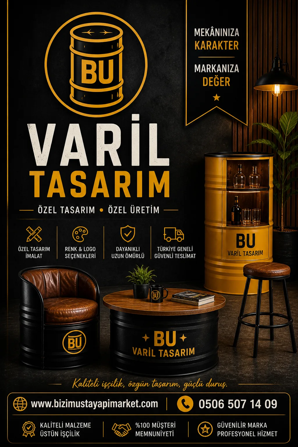 Markaya Özel Varil Tasarım