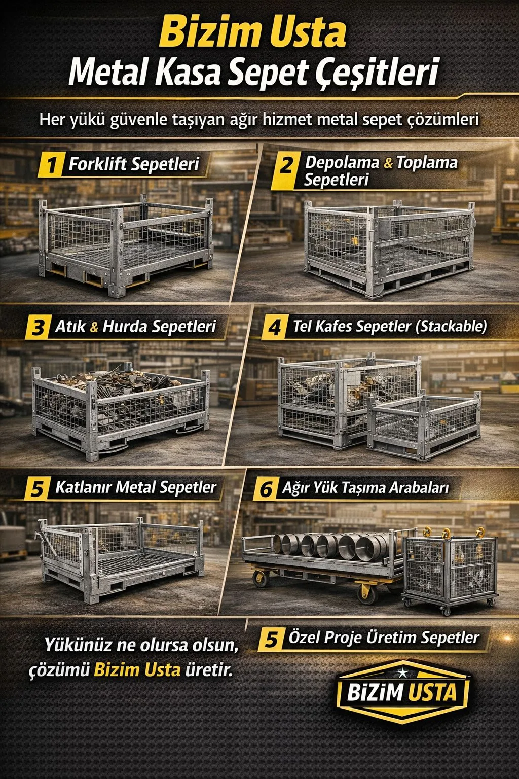 METAL KASA SEPET SİSTEMLERİ