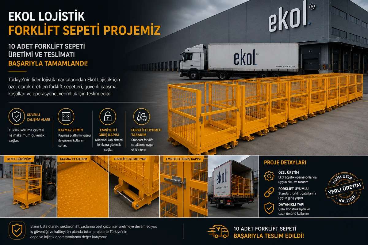 Ekol Lojistik Forklift Sepeti Projemiz